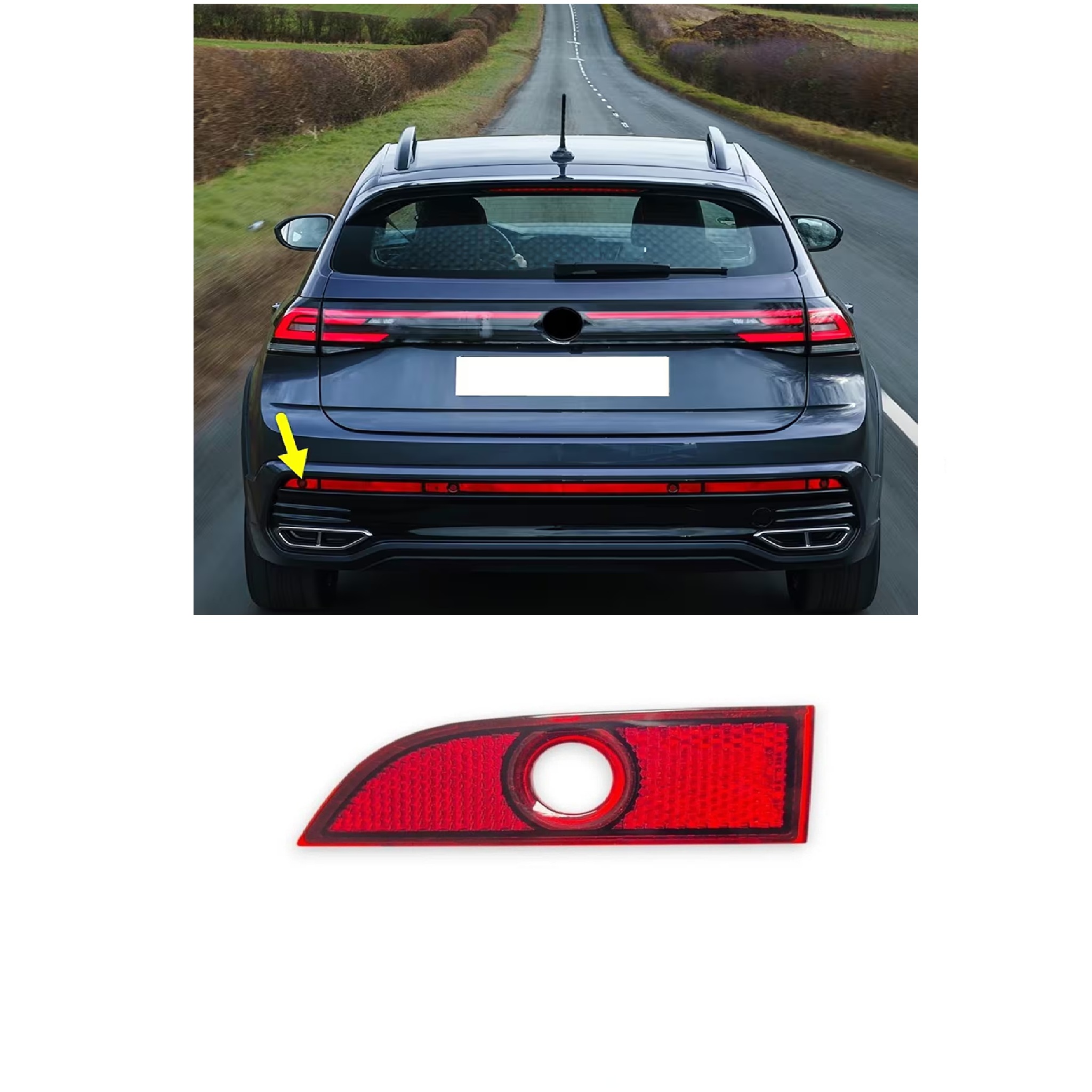 VOLKSWAGEN ARKA TAMPON REFLEKTÖR SOL TAIGO R-LINE