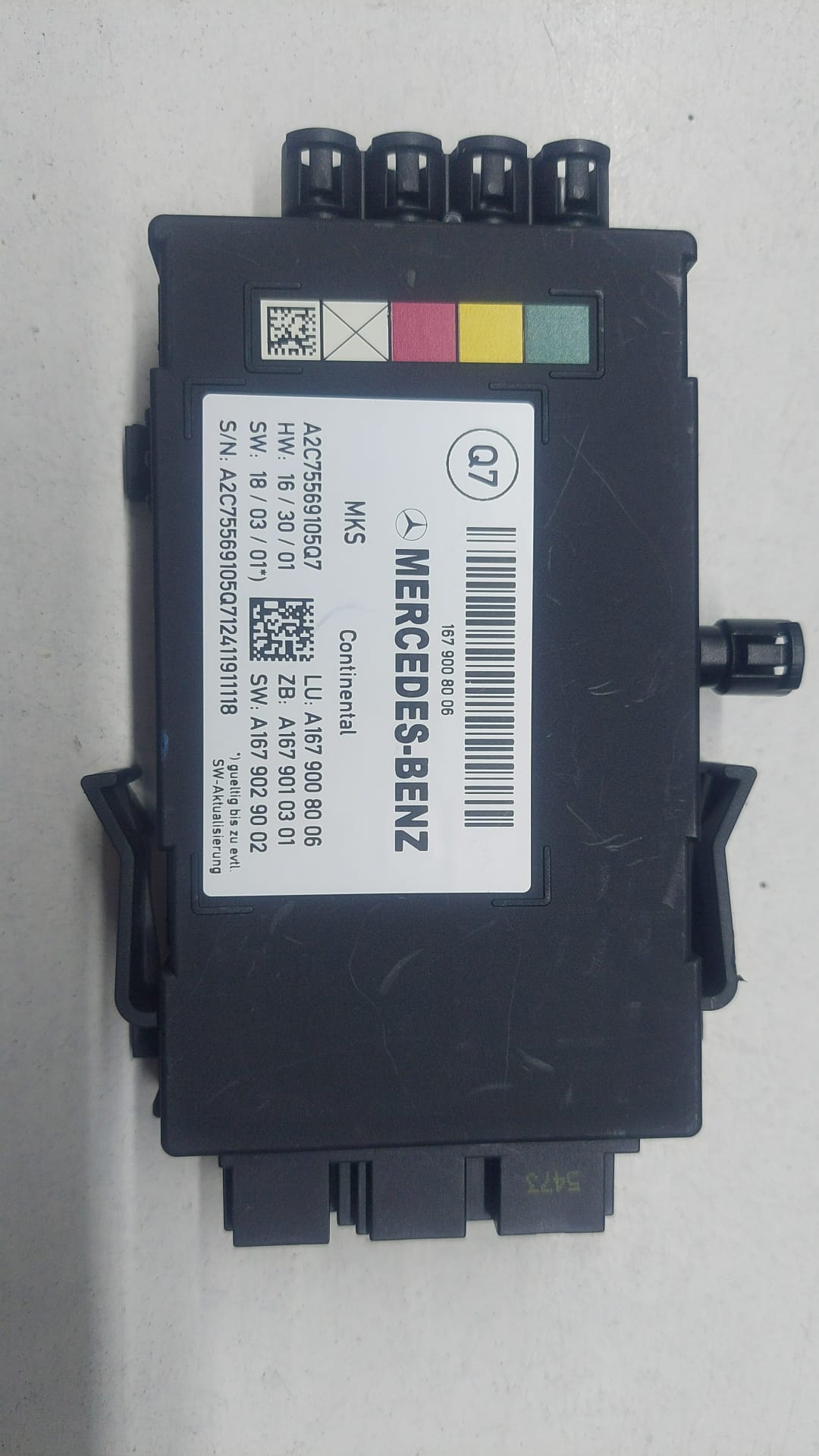 Mercedes-Benz 167-900-80-06 Kontrol Modülü GLS X167 Serisi (2019 ve sonrası) (ATA)