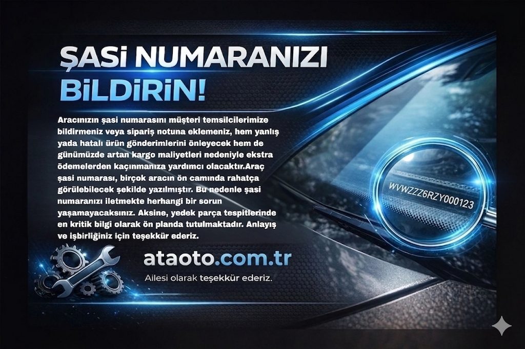 şasi numarası bilgilendirme