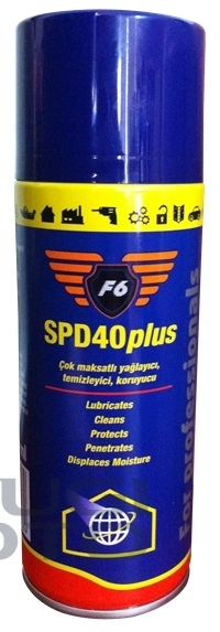 F6 SPD 40 PLUS (WD40) ÇOK MAKSATLI YAĞLAYICI TEMİZLEYİCİ KORUYUCU SPREY 400 ML