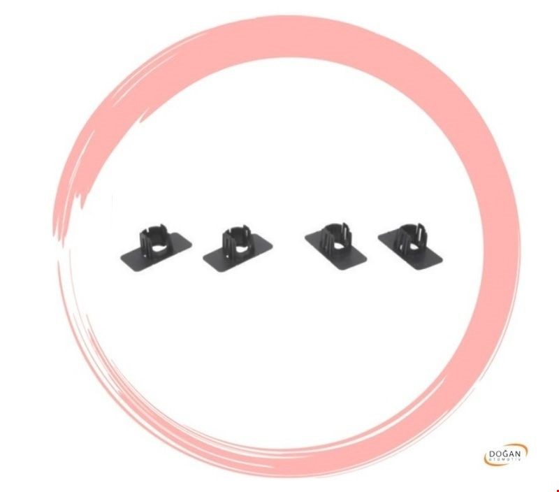 ÖN TAMPON SENSÖR BRAKETİ (4LÜ) SET JETTA 2011-